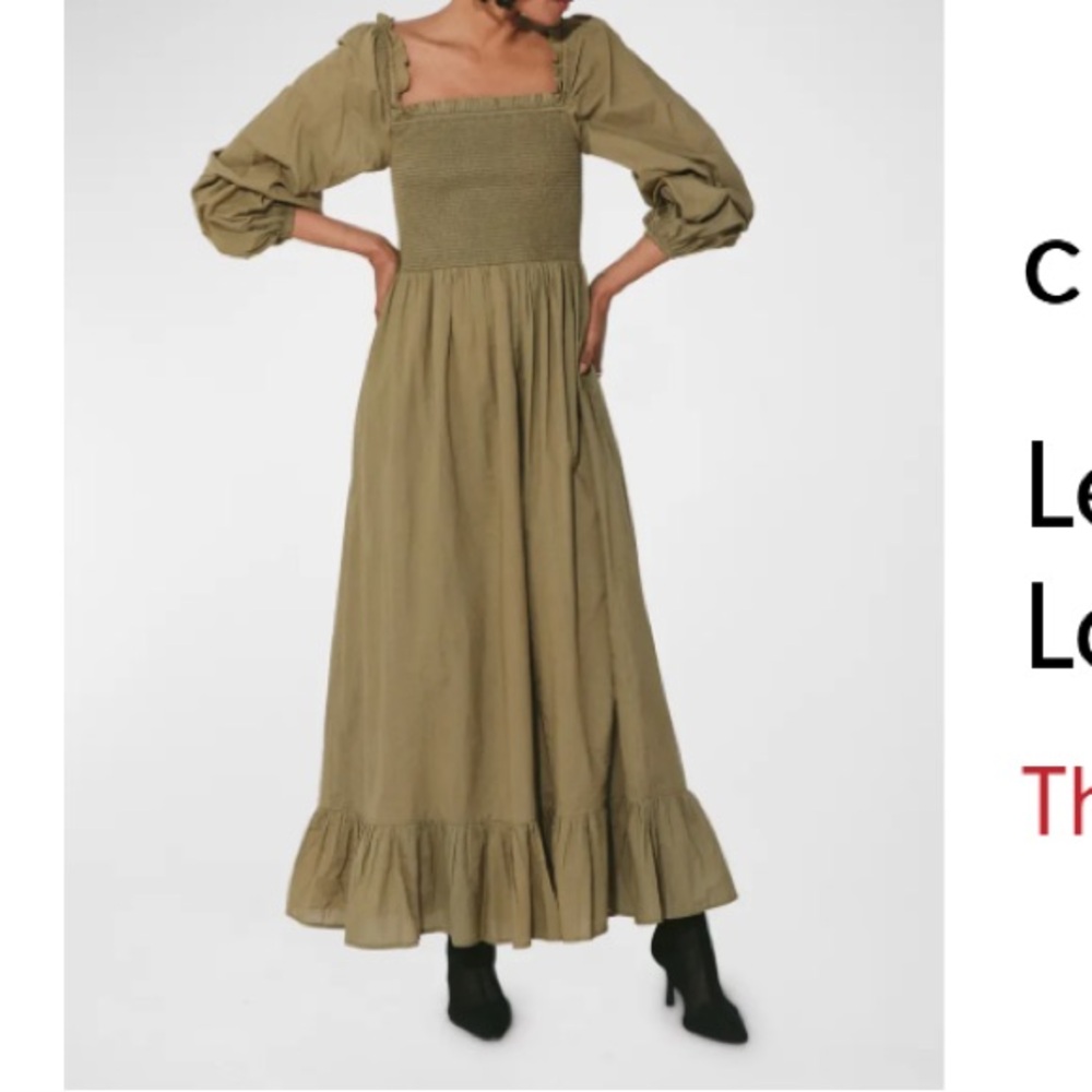 CLEOBELLA Lennox Smocked Cotton
Lawn Ankle Dress